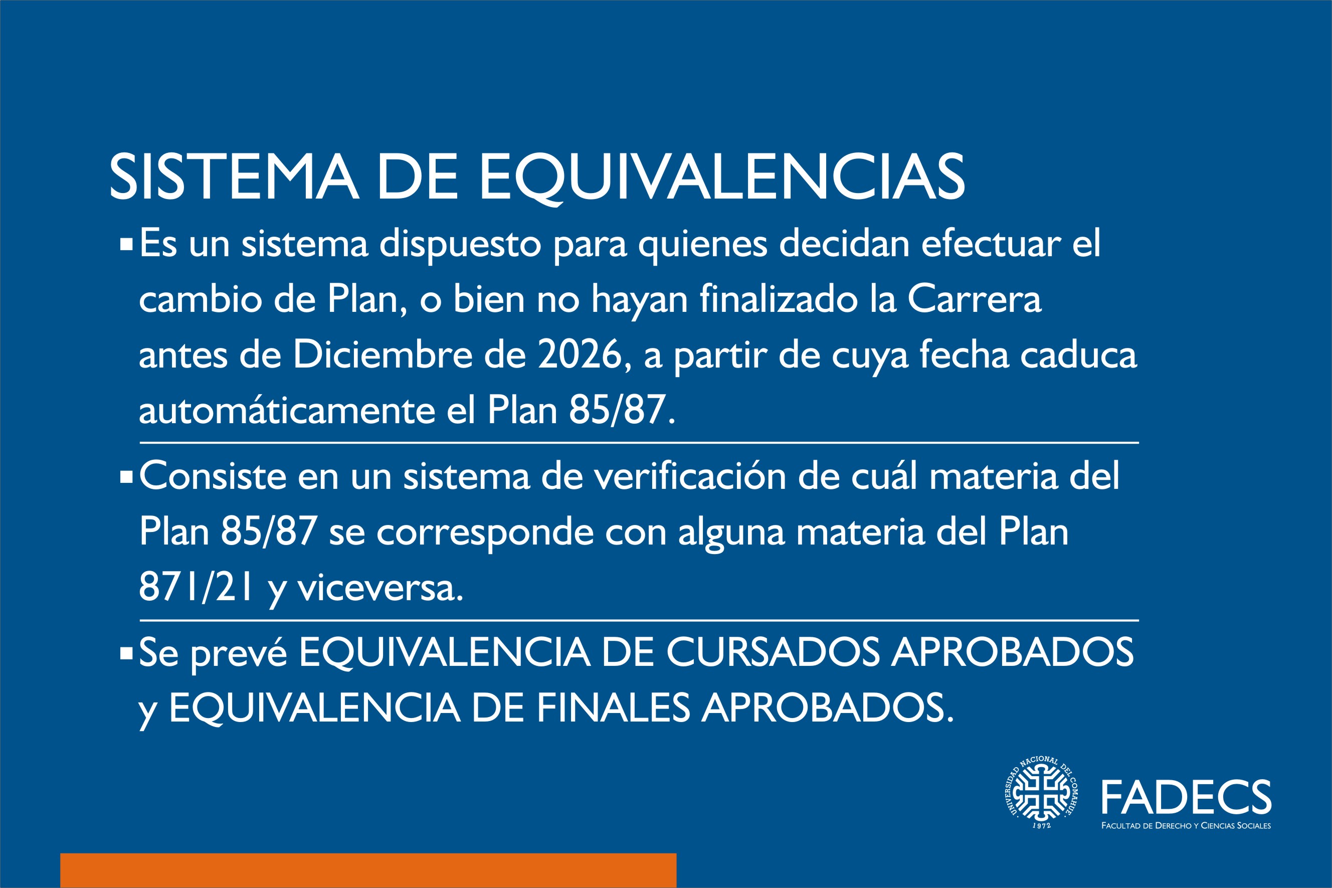 NUEVO PLAN DE ESTUDIOS DE ABOGACÍA